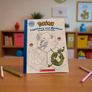 Pokémon Legendary & Mythical Coloring Book Scholastic Kids Activity Book